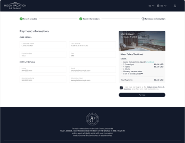 Prototipo de alta fidelidad del formulario de certificado