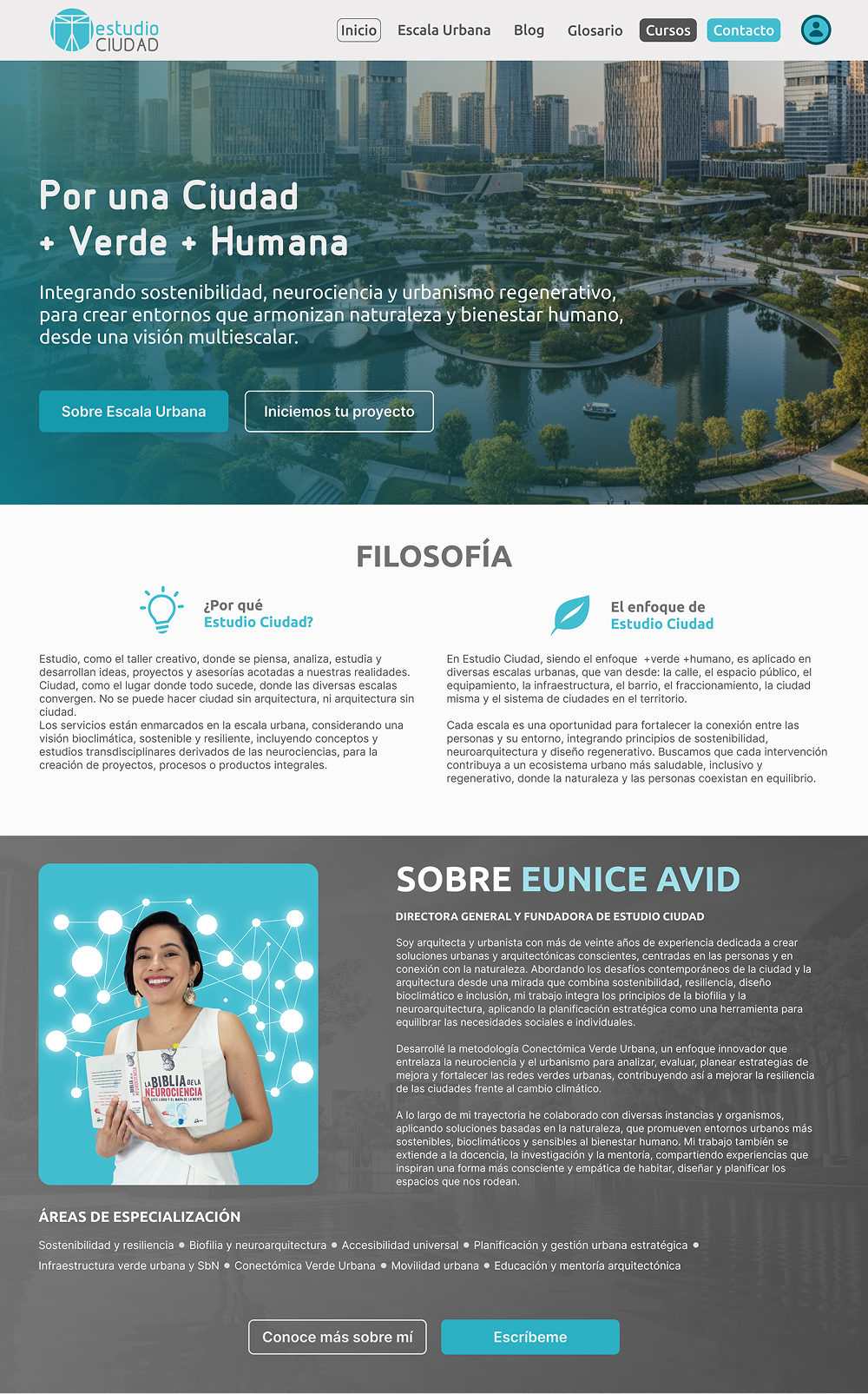 Estudio Ciudad: portada y filosofía de la consultora de urbanismo